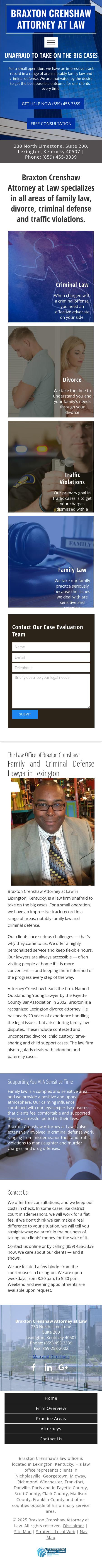 Braxton Crenshaw Attorney at Law - Lexington KY Lawyers