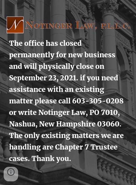 Notinger Law, P.L.L.C. - Nashua NH Lawyers