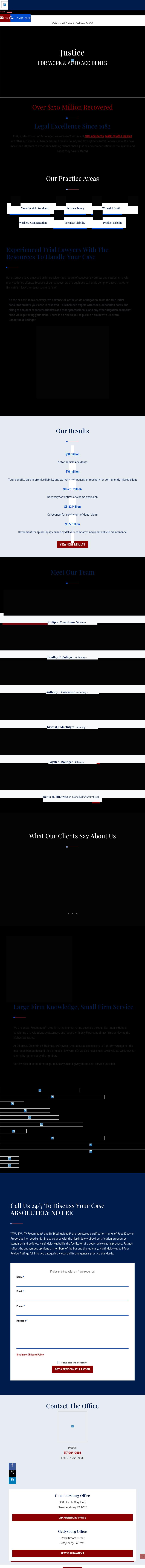 DiLoreto, Cosentino & Bolinger  P.C. - Chambersburg PA Lawyers