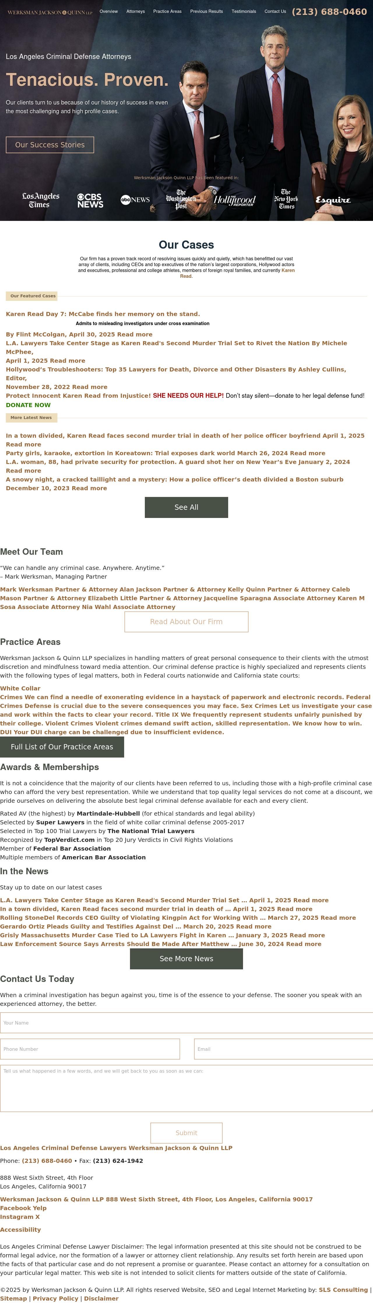 Werksman Jackson Hathaway & Quinn LLP - Los Angeles CA Lawyers